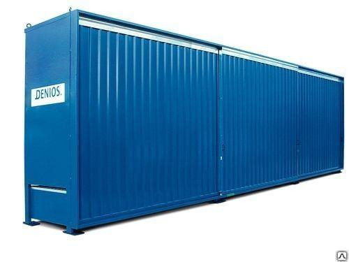 Контейнер складской 1P 1214.  OST для хранения 36 бочек с опасными веществами